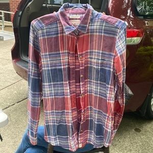 american eagle boyfriend fit flannel